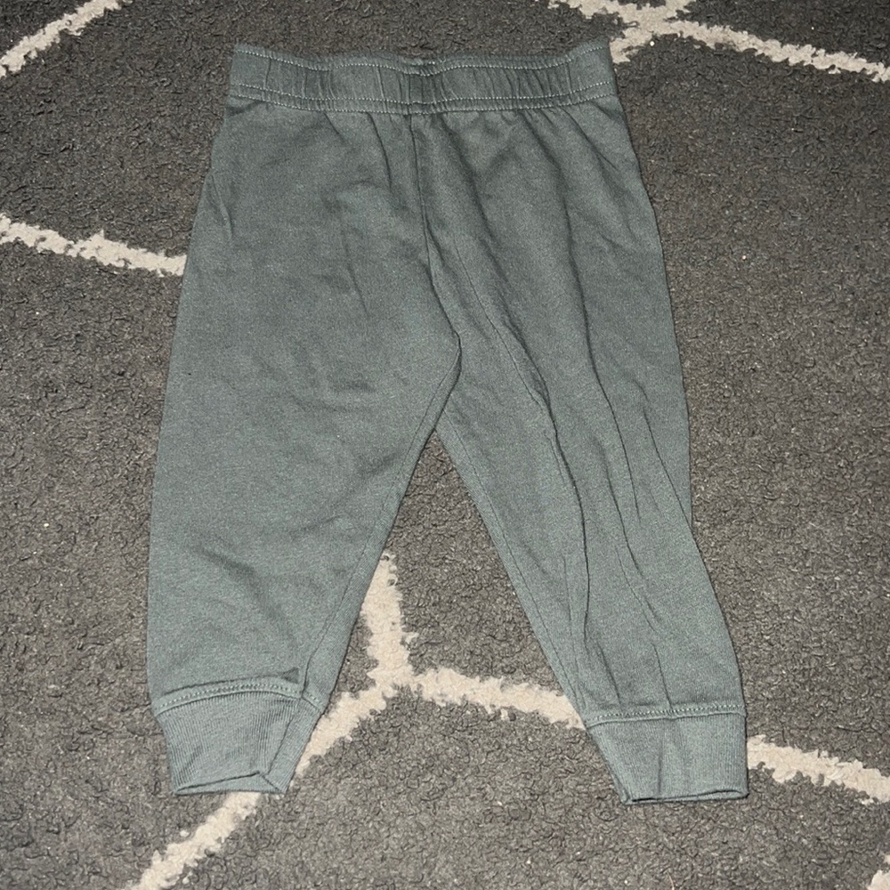 Garanimals Solid Green Jogger Sweatpants Size 18 Months